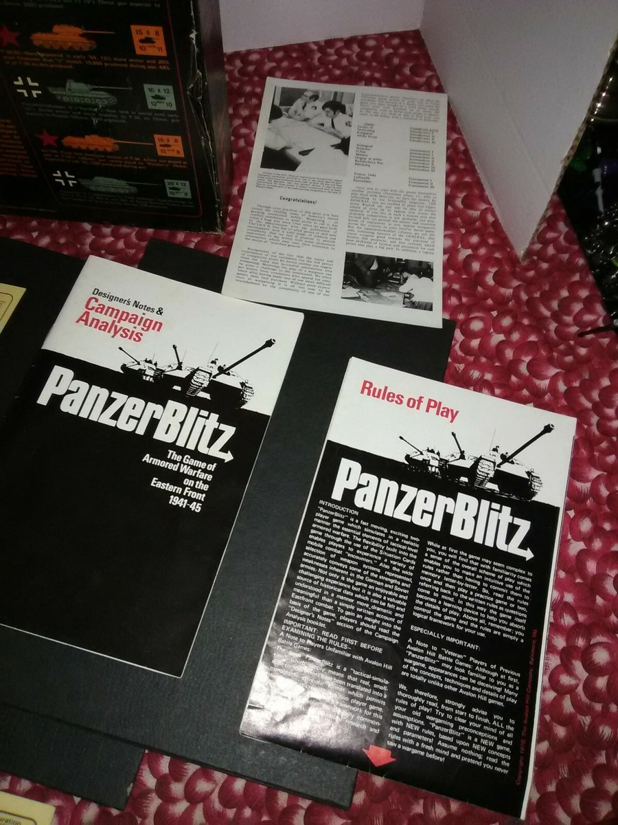 PanzerBlitz パンツァーブリッツ　ボードゲーム パンツァーブリッツ レビュー評価など3件（PanzerBlitz