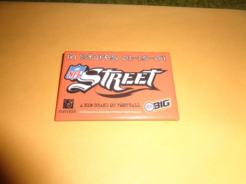 NFL Street Advertising Football Badge 2004