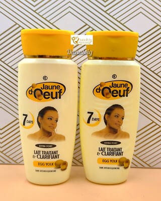 X2 JAUNE D OEUF LAIT 7 DAYS LAIT TRAITANT & CLARIFIANT EGG YOLK 300 ML (2 Pcs)