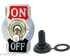 H.D 20A 125V DPST 4 Terminal ON/OFF Toggle Switch w/Waterproof Boot 66-1804-5001