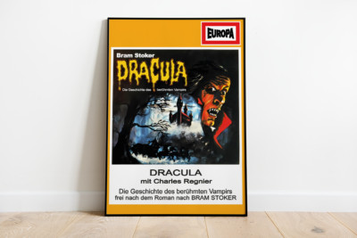 Vintage Poster Dracula - Die Geschichte des berühmten Vampirs | DinA1 | Artwork
