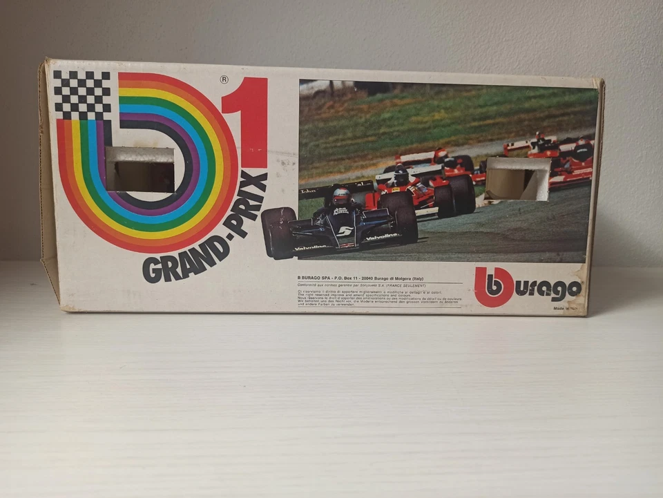 Ferrari 312 Burago 1:14 1/14 Jody Scheckter Grand Prix Cod 2101 - Immagine 4 di 4