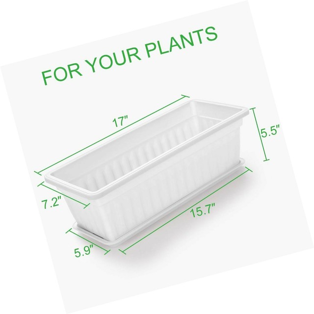 plastic vegetable planter boxes