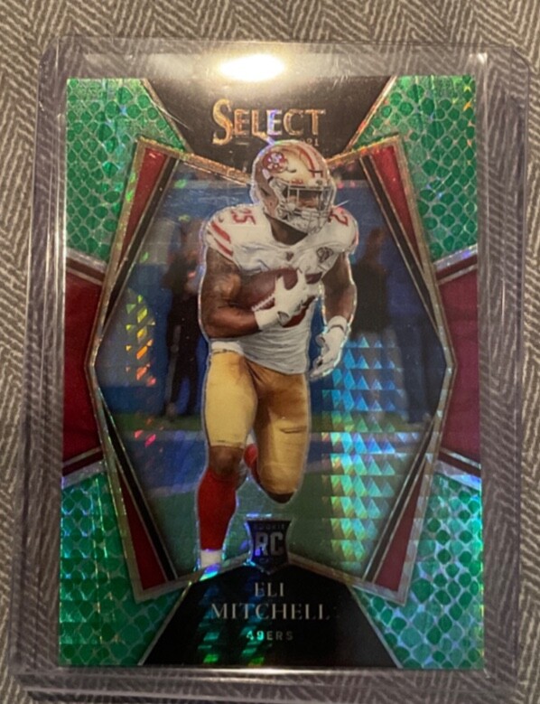2021 PANINI SELECT ELI MITCHELL ROOKIE DRAGON SKIN SSP #50/89 #192