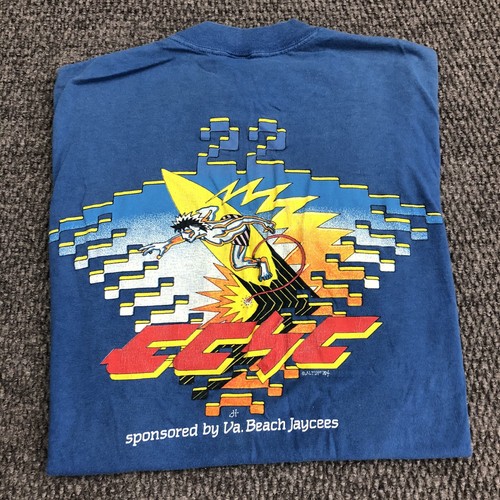Vintage 80s T Shirt Large 1984 Eastern 