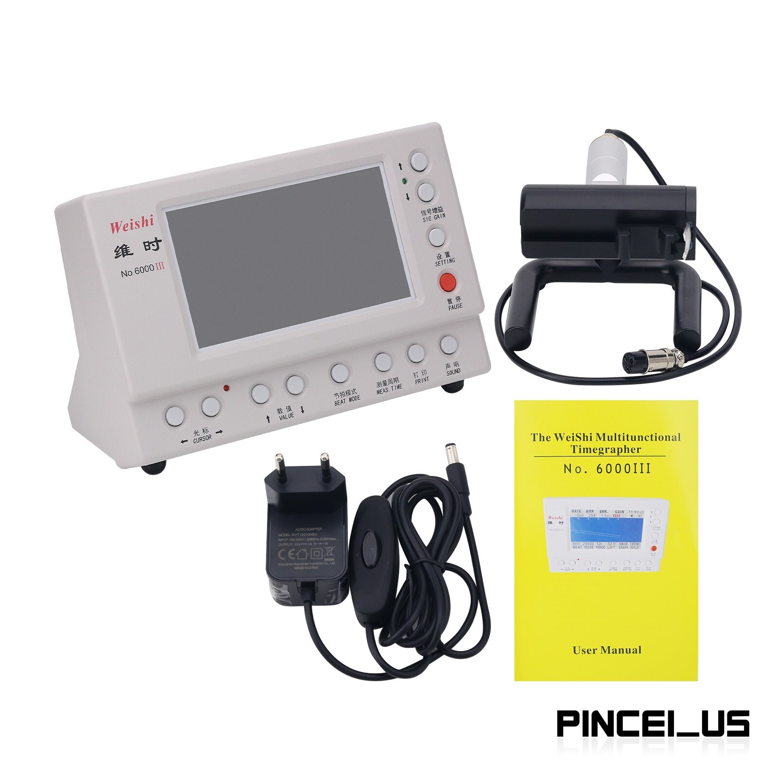 WEISHI MTG6000 Mechanical Watch Timing Tester Timegrapher