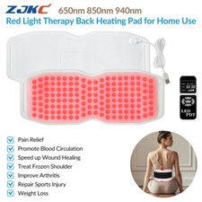 24W Portable Heating Pad Belt Red Infrared Light Therapy for Shoulder Back Pain
