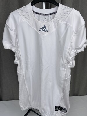 Adidas Football white Jersey Adult Climalite XL extra large Athletic Mens