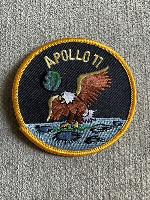 APOLLO 11 Patch NASA Moon Astronaut Patch 3” See Pics New | eBay