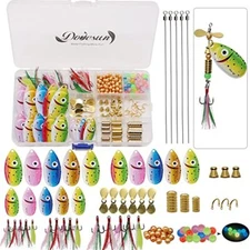 Dovesun Spinner Making Kit Inline Spinner Baits Trout Lures Fishing Gift DIY ...