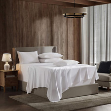 Extra Deep King Sheet Set - 6 Piece Breathable Cooling Sheets - Hotel Luxury B