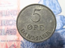 Denmark 5 Ore 1965 Danmark World Money Coin bh8L