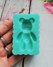 Stampo Orsetto paffuto in silicone per creazioni in resina, gesso, fimo e cera