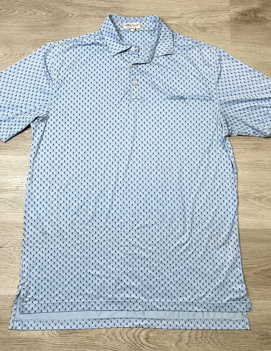 Peter Millar Skulls Summer Comfort Polo Shirt Mens Size XL Desert Mountain AZ