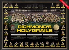 RICHMOND TIGERS 2017,2019 2020 AFL PREMIERSHIP PREMIERS HOLY GRAIL MEMORABILIA