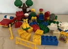 Lego Duplo Animals Minifigures 1689 2690 Baby Zoo Bear Hippo Tiger Cat Lot vtg