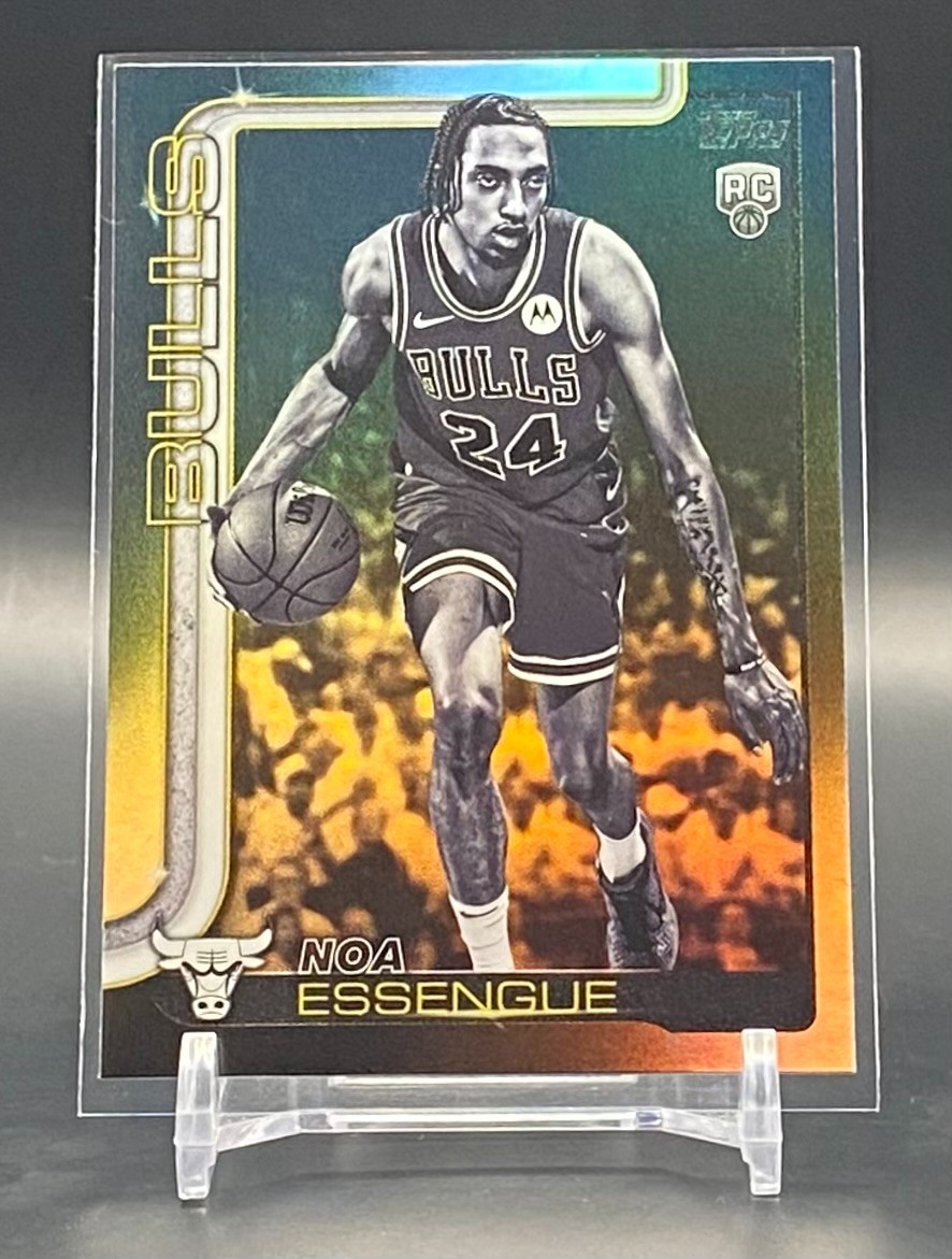 2025-26 Topps Noa Essengue Rookie Blackout #212 Black Friday Chicago Bulls RC