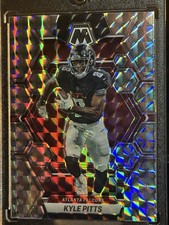 2023 PANINI MOSAIC #9 MOSAIC PRIZM & CENTER STAGE SILVER PRIZM KYLE PITTS #CS-KP