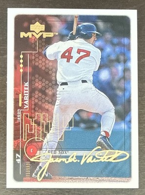 Jason VARITEK 1999 Upper Deck MVP Gold Script Parallel #47 15/100 Red Sox 