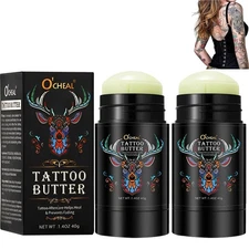 "2 pcs Tattoo Aftercare Butter Balm,Natural Organic Tattoo Cream Moisturizer for