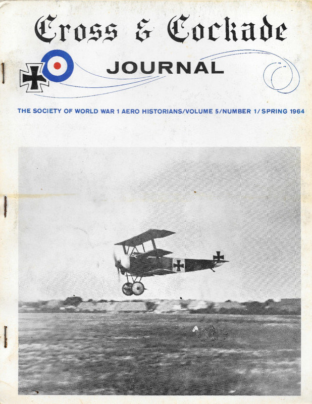Cross & Cockade Journal Vol 5 number 1 spring 1964