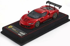 BBR 1/43 Ferrari 296 Challenge 2023 Rosso Fuoco Alcantara Base BBRC293C New Ltd 