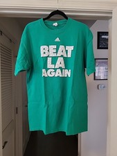 Boston Celtics Beat LA Again Adidas T Shirt XL NBA Basketball 2008 NBA Finals