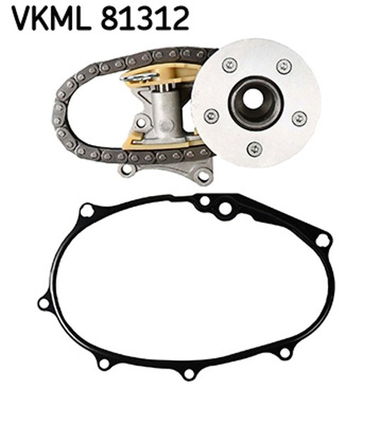 SKF Steuerkettensatz Vkml 81312 FüR VW Golf 5 1K1 6 5K1 EOS 1F7 1F8 Passat B6 3-image