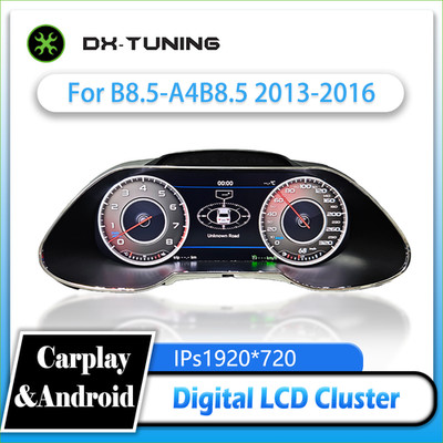 DX-TUNING LCD Digital Dashboard for Audi A4 B8.5 2013-2016 Instrument Cluster