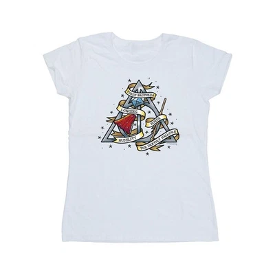 Harry Potter Camiseta The Deathly Hallows de Algodón para Mujer (BI24203) - Imagen 1 de 3