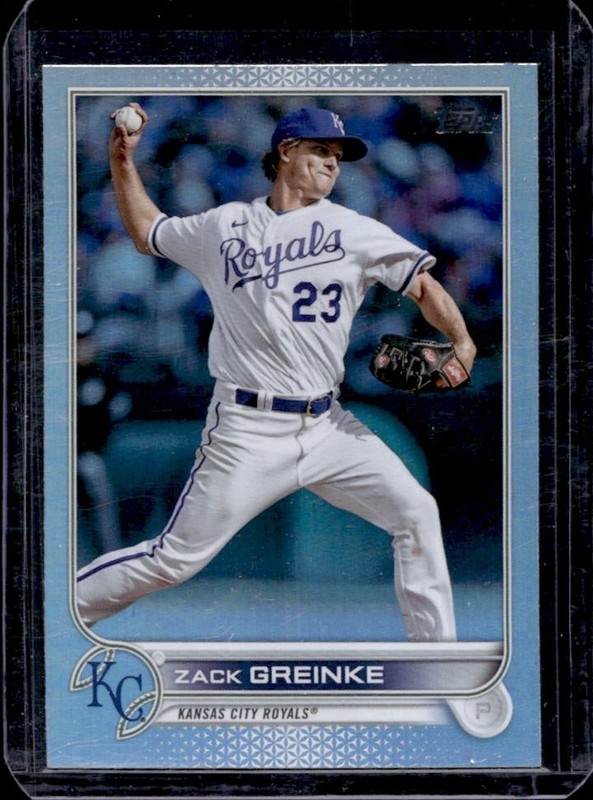 2022 Topps Update Zack Greinke Rainbow Foil #US127 Royals