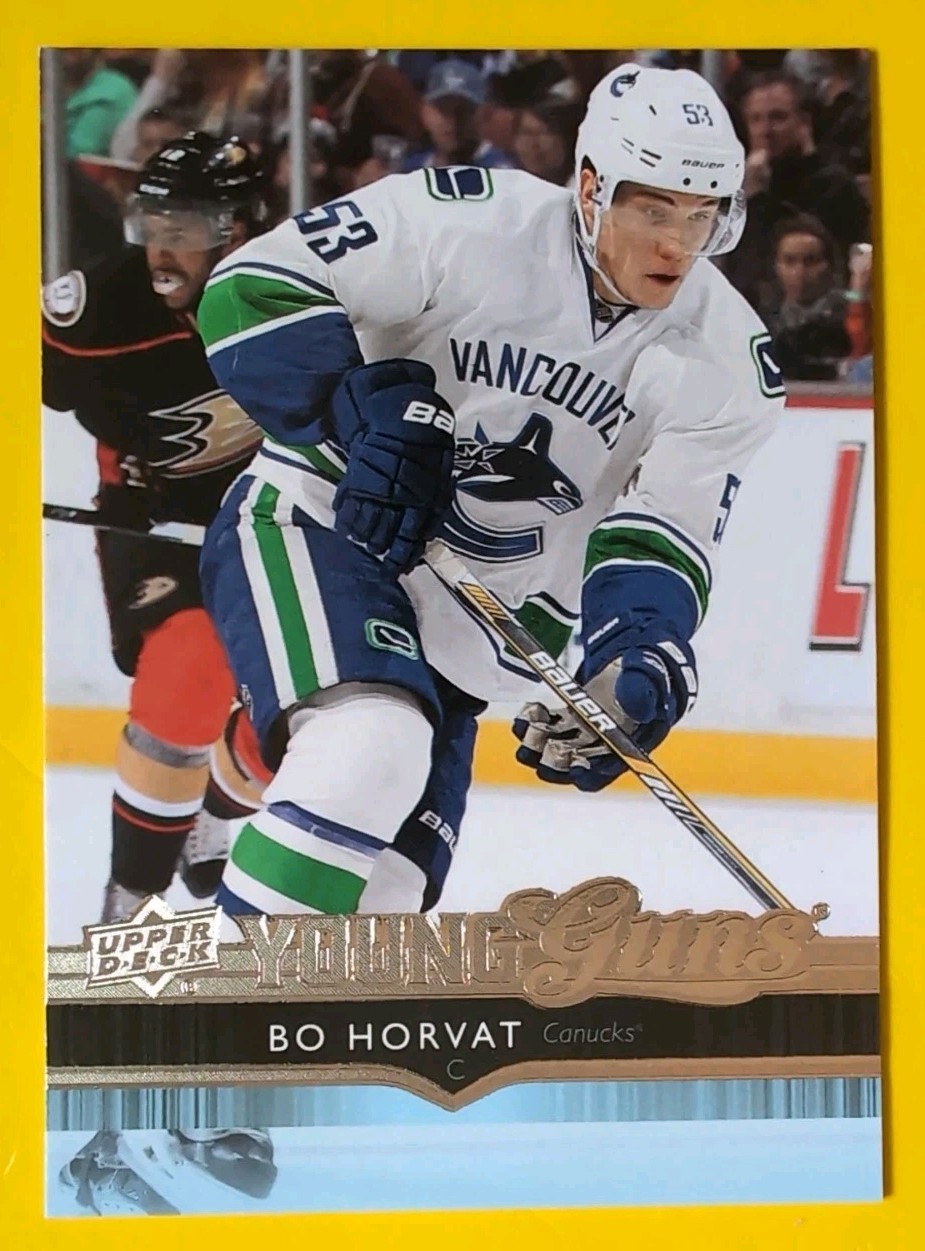BO HORVAT YOUNG GUNS 2014-15 UPPER DECK SERIES 2 ROOKIE #494 RC CANUCKS