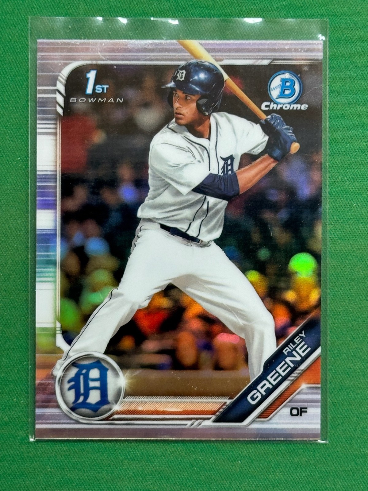 2019 Bowman Draft Baseball 1st Bowman Chrome Refractor #BDC-50 Riley Greene