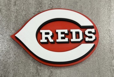 Cincinnati Reds Logo Sign Display 3D Printed Wall Desk Shelf Art Red White Black