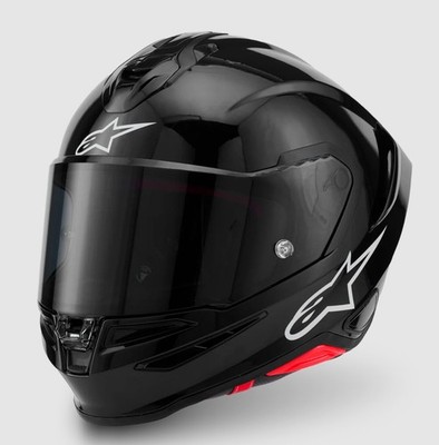 Alpinestars Supertech (S-R7) Solid Helmet ECE06/DOT, Gloss Black-8202126-1180