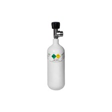 Light Steel Oxygen Tank, filled 1 litre