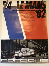 Porsche 24 Hrs of LeMans 1982 Original Factory Poster - WWM 311920