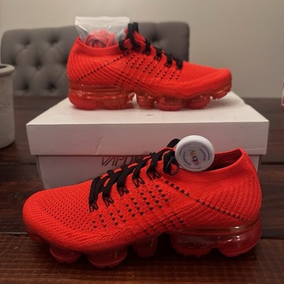 Nike Air VaporMax x CLOT Bright Crimson Red Sz 5 Men's (Women's 6.5) AA2241-006