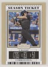 2019 Contenders Draft Picks Variation JJ Bleday (Black Pinstriped Jersey) 5fu