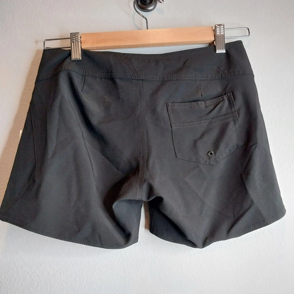 Volcom Board Shorts Women's Black Swim Nwt Size 0 - Image 2 of 4