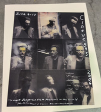 CineVegas Christopher Walken 2006 Film Festival Poster 27x34 Las Vegas Un Signed