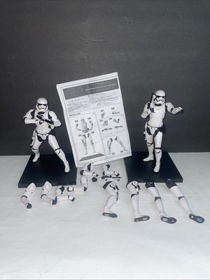 STAR WARS Kotobukiya First Order Stormtrooper 1/10 Scale Two Pack Complete Parts