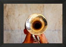 Jazzing On A Rainy Day Gerahmtes Wandbild Poster Leinwanddruck Bild