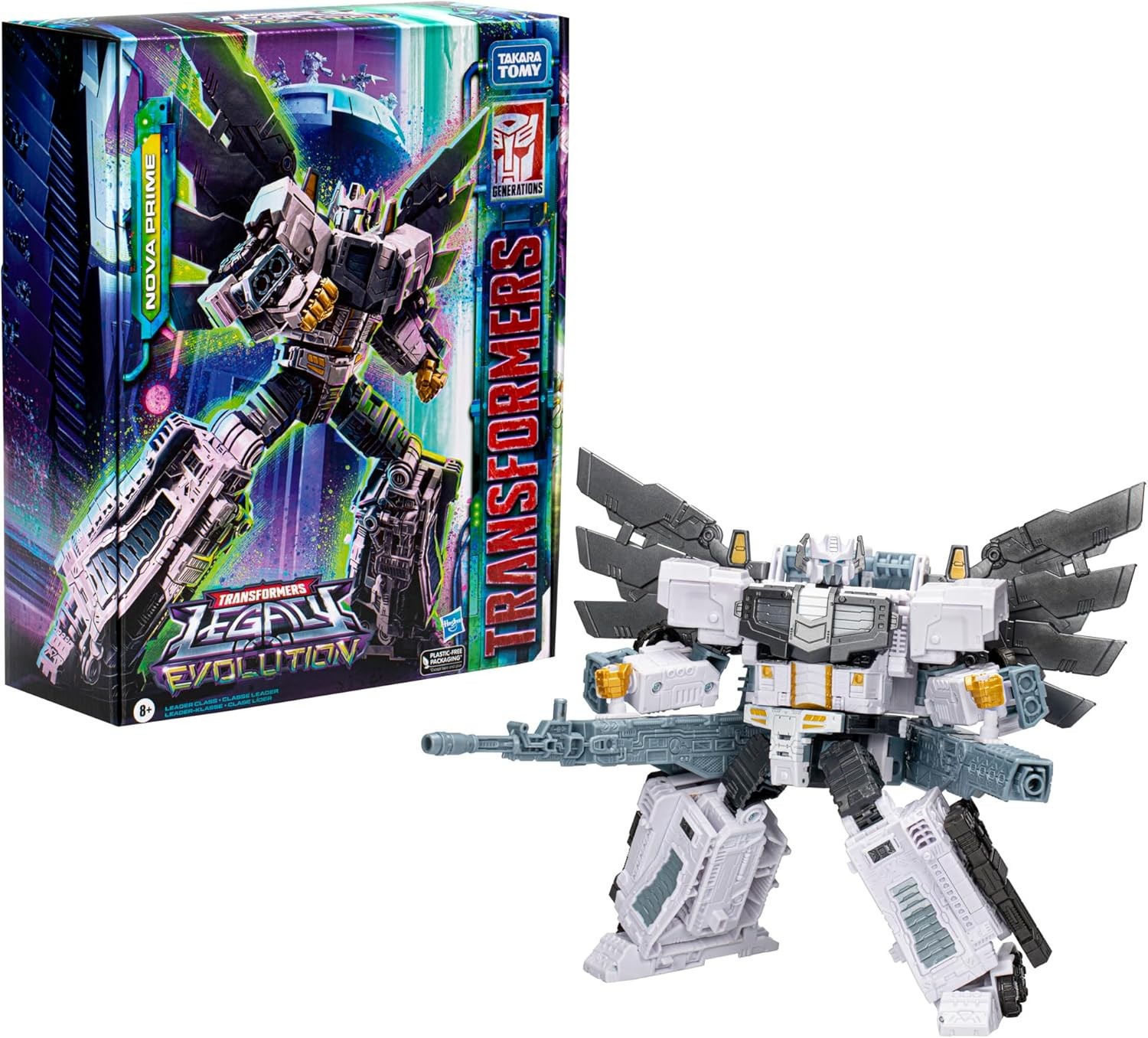 Legacy Evolution Leader Class Nova Prime Toy 7inch Action Figu