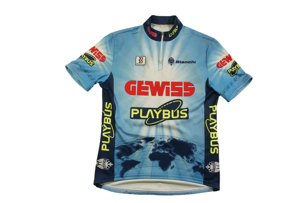 Maillot Cycliste Alessio Bianchi 2004 - Nalini - Taille XXL - Vintage