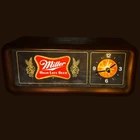 VTG Miller High Life Beer Lighted Starburst Motion Clock Register Topper - Works