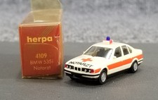 Herpa 1:87 HO 4122 BMW 535 i Notarzt IOB Made in Germany