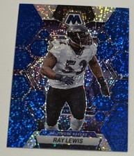 2023 Panini Mosaic Ray Lewis Blue Sparkle Prizm /96 #17 Ravens