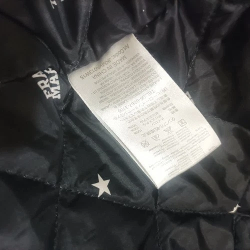 Franklin & Marshall Varsity Bomber Jacket Black Satin - Size L - Good Condition image 11