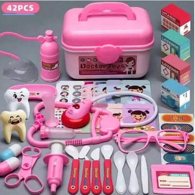 Kids Doctor Playset Simulation Nurse Kit Medical Role Play Toy Gift for BoysGirl